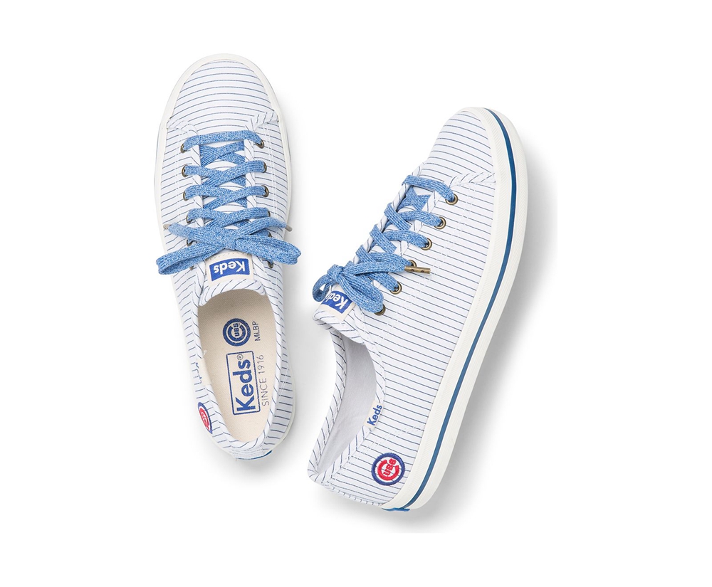 Tenis Keds Mujer Blancos - Kickstart Mlb® - 7431-ASQRK